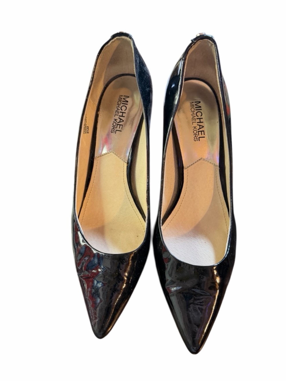 MICHAEL Michael Kors Dorothy Flex Pumps - Black Patent Leather 8.5M